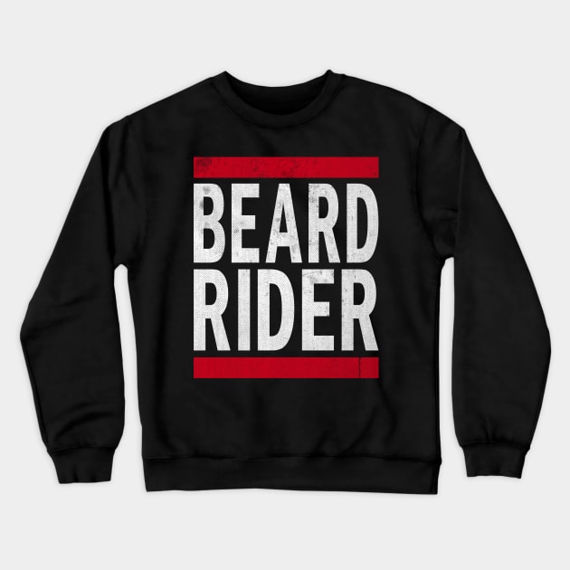 Beard Rider Crewneck Sweatshirt by POD Anytime